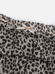 Aelfric Eden Leopard Ruffle Skirt
