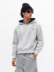 Aelfric Eden Boxy Panel Pullover Hoodie