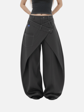 Aelfric Eden Wrap Panel Baggy Barrel Pants