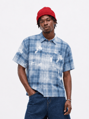 Aelfric Eden Boxy Splash Plaid Short Sleeve Shirt