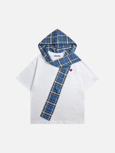 Aelfric Eden Plaid Detachable Hooded Tee