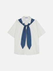 Aelfric Eden Plaid Necktie Shirt