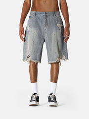 Aelfric Eden Rhinestone Application Jorts