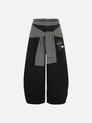 Aelfric Eden Stripe Layered Baggy Barrel Sweatpants