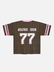 Aelfric Eden Boxy Pinstripe Jersey Tee