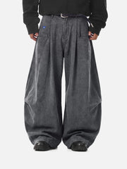 Aelfric Eden Pleated Pocket Baggy Barrel Pants