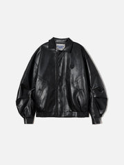 Aelfric Eden Leather Zip Up Jacket
