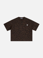 Aelfric Eden Boxy Leopard Print Tee
