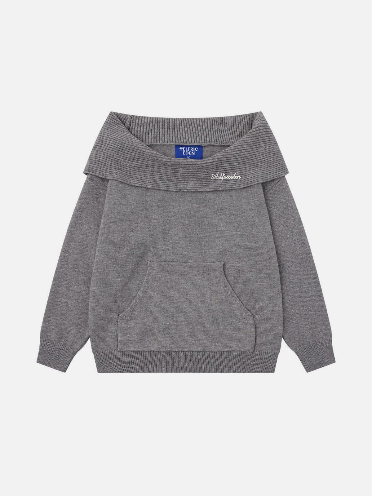 Aelfric Eden Off-The-Shoulder Hooded Sweater