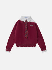 Aelfric Eden Tie Two Layer Sweater