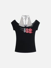 Aelfric Eden Halter Layered Baby Tee