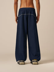 Aelfric Eden Color Blocking Stitch Baggy Sweatpants
