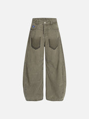 Aelfric Eden Pocket Graphic Baggy Barrel Jeans