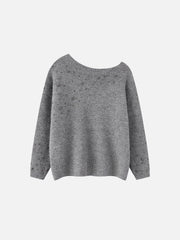 Aelfric Eden Beaded Off-The-Shoulder Sweater
