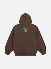 Aelfric Eden Oversized Flower Graphic Pullover Hoodie