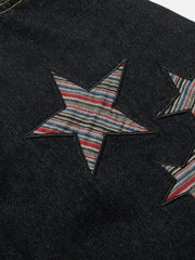 Aelfric Eden Striped Star Baggy Barrel Jeans