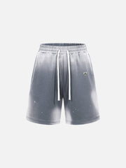 Aelfric Eden Washed Paint Splatter Shorts