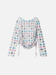 Aelfric Eden Star Ruched Long Sleeve Tee