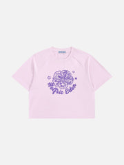 Aelfric Eden Cropped Floral Motif Tee