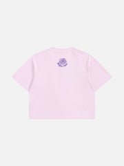 Aelfric Eden Cropped Floral Motif Tee