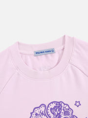 Aelfric Eden Cropped Floral Motif Tee