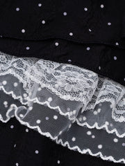 Aelfric Eden Polka Dot Lace Ruffle Skirt