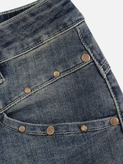 Aelfric Eden Rivet Pocket Bootcut Jeans