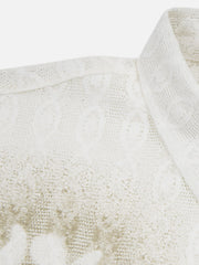 Aelfric Eden Openwork Floral Short Sleeve Shirt