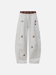 Aelfric Eden Dachshund Double Waist Baggy Barrel Sweatpants