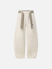 Aelfric Eden Plaid Tie Baggy Barrel Sweatpants