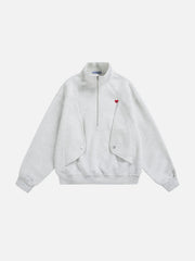 Aelfric Eden Boxy Half Zip Sweatshirt