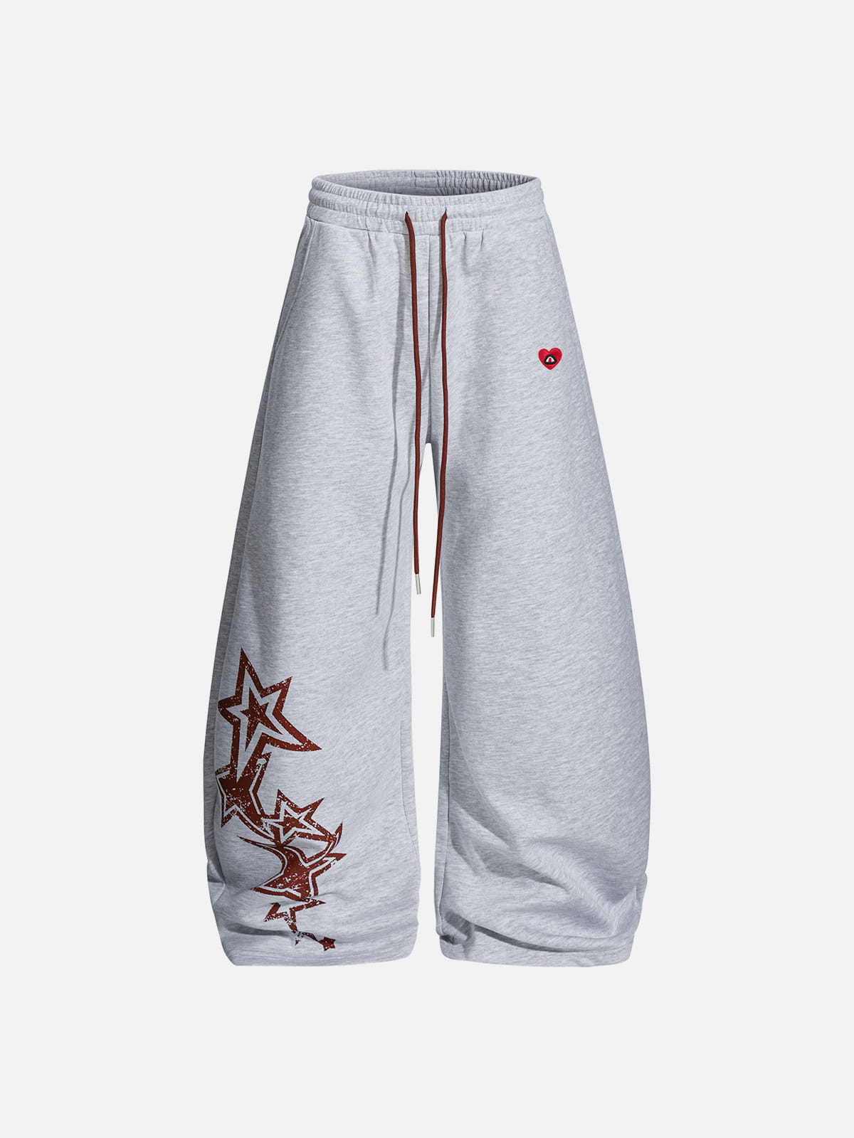 Aelfric Eden Star Print Baggy Barrel Sweatpants