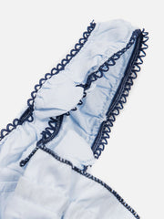 Aelfric Eden Ruched Lace-Up Tank Top