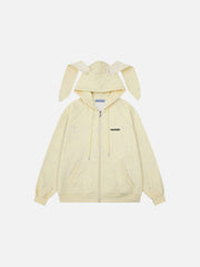 Aelfric Eden Bunny Ear Zip Up Hoodie