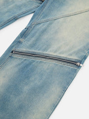 Aelfric Eden Washed Zip Panel Jeans
