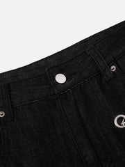 Aelfric Eden Grommet Chain Baggy Barrel Jeans