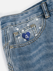 Aelfric Eden Star Print Washed Jeans