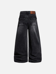 Aelfric Eden Studded Distressed Baggy Jeans