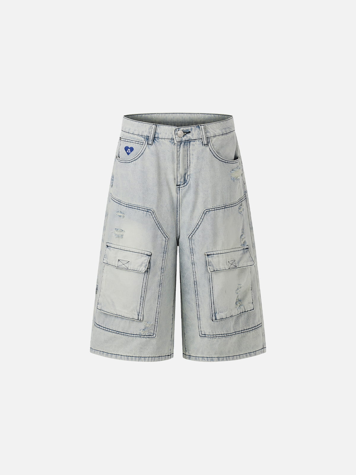 Aelfric Eden Washed Multi Pocket Longline Jorts