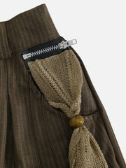 Aelfric Eden Pinstripe Tie Pants