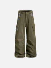 Aelfric Eden Plaid Multi Pocket Cargo Pants