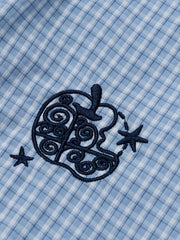 Aelfric Eden Embroidered Plaid Short Sleeve Shirt