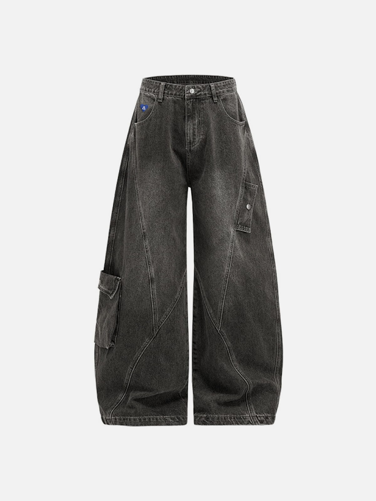 Aelfric Eden Curved Seam Baggy Barrel Jeans