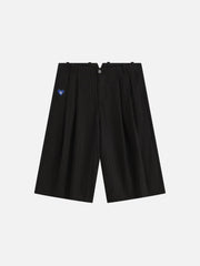 Aelfric Eden Pinstripe Pleated Longline Shorts