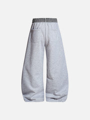 Aelfric Eden Plaid Dog Baggy Barrel Sweatpants