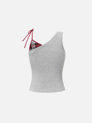 [Pre-Order] Aelfric Eden Plaid Layered Cami Top