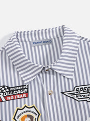 Aelfric Eden Boxy Racing Patch Short Sleeve Shirt