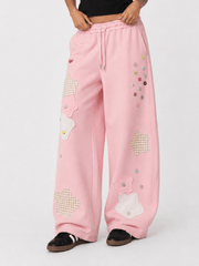 Aelfric Eden Star Patch Baggy Barrel Sweatpants