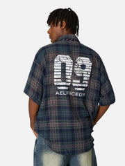 Aelfric Eden Plaid Tie 09  Graphic Shirt
